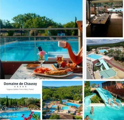 Mobil Climatise 6pers. 3ch Domaine De Chaussy 5* Ardeche Campsite Lagorce (Ardeche)